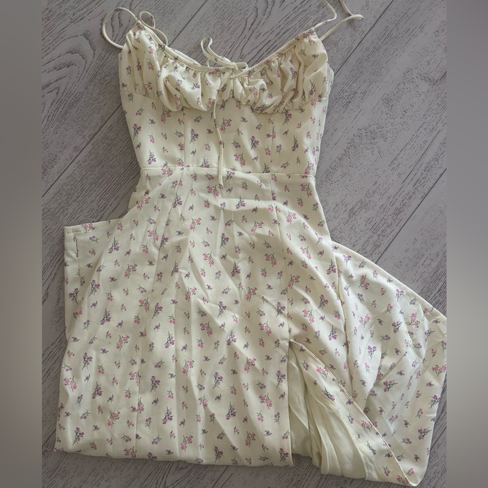House of CB Cream Floral Chemise